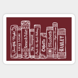 Shakespeare Bookshelf No.5 Sticker